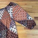 Band of Gypsies Floral Damask Patchwork Dress Sz M Photo 5