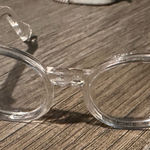 Labubu Clear Fashion Glasses White Photo 0