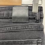 DU/ER DUER Performance Denim Straight Mid Jeans Aged Black Distressed Size 27 Photo 8