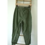 Gap Vintage Highwaisted Olive Green Jean Trousers, 100% Cotton Bareback Womens 9 Photo 4