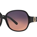 Tory Burch Black Oversized Sunglasses Photo 2