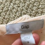 Gap Peach Ruffled Cardigan Assymetrical Ruffles Chic Size Small Minimalist EUC Photo 2