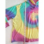 Disneyland Parks Tie Dye Pullover Women Livin' My Best Life Crop Hoodie Size 2X Photo 7