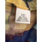 Anthropologie  Maeve Pixel Impressionist Shift Dress Silk V-neck Sz 2 Photo 3