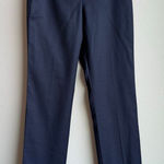 Hugo Boss  100% Virgin Wool Women’s Straight Leg Navy Blue Trousers Size 0 EU 34 Photo 0