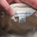 Counterparts Women’s XL Ivory Beach Boho Peasant Blouse Top Casual Lightweight Photo 5