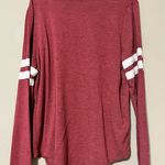 Harry Potter  Hogwarts sz 19 long sleeve vneck t-shirt round hem athletic stripes Photo 9