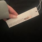 Morning Mist High Waisted Black Jean Shorts Photo 2