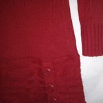 Allison Brittney  S Red Beautiful Sweater Tunic Photo 1