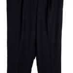 DO+BE  Collection Pants Large Black Gold Buttons Pockets Stretch Cuffed New Photo 0