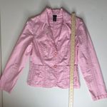 Aziz VTG Blazer and Pants Set Small Pink Embroidered Suit Coquette Y2K Retro Photo 6
