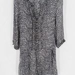 Joie  Silk Cheetah Print Long Sleeve Romper READ DESCRIPTION Photo 0