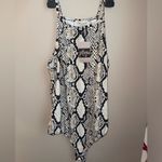 Saints & Heart snakeskin bodysuit tank top size M NWT snake skin Black Size M Photo 7