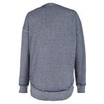 Nba NWT!  Washington Wizards Women's Burnout Crew Neck Fleece Sweatshirt 19” P2P Photo 4