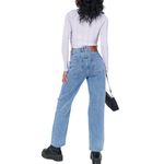 Princess Polly NWT High Rise Ripped Jeans Denim Straight Leg 6 Photo 2