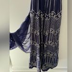 SANI Purple Anjali Metallic Embroidered Anarkali with Dupatta L Size L Photo 12