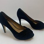 Talbots  Black Suede Open Toe Pumps Photo 0