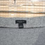 Ann Taylor Factory Heather Gray & Black Herringbone Knit Pencil Skirt Photo 2