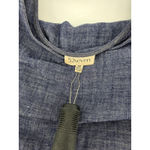 52SEVEN Women's Blue Chambray Textured Short Sleeve Dress With Pockets Size 2X Photo 3