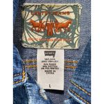 Levi's ‎ 501 Distressed Denim Vest Womens Size Large Southwestern Boho Festival Photo 4