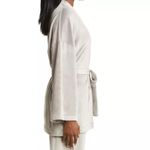 SKIMS by Kim Kardashian Velour Fleece Wrap Short Robe SMOKE A47 Photo 2