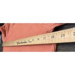 Andrea Jovine Women's Top M Warm Soft Orange Ribbed Boat Neck Soft Casual Comfy Size M Photo 6
