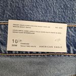 American Eagle Dreamy Drape Super High Baggy Wide Leg Blue Jeans Size 10 /30W Photo 5