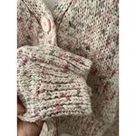 ZARA Pink Marbled Chunky Cardigan M Button Down Soft Cute Preppy Coquette Tweed Photo 4