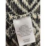 Coldwater Creek Cardigan Sweater Women XL/16 Diamond Black White Wool Blend Photo 8