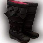 Kate Spade  Cagney black wedge winter boots women’s size 7bin EUC Photo 2