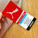 Puma Low Support Ribbed Seamless Bra, Bark/Blush Pink, Size Medium Photo 8