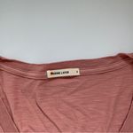 Marine layer  Boyfriend V-Neck Pink Top Size X-Small NWOT Photo 2