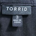 Torrid  Celestial Print‎ Button Up Top Short Sleeve Blouse Black Size 3 Photo 2