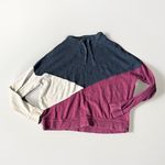 Pact 100% Organic Cotton Airplane Color Block S Sweatshirt Photo 3