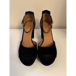 Nanette Lepore Viola Platform Block Heel Pumps Floral Embroidered Black Size 6.5 Photo 5