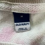 Old Navy  Sweatshirt Women Medium Pink Green Tie Dye Side Slits Casual Athleisure Photo 6