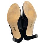 Louise et Cie Idola Bootie Black Suede Bow Open Toe Stiletto Women’s Size 8.5 Photo 11