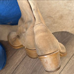 Tan Suede Western Boots authentic Texas made rustic and very comfortable Size undefined Photo 6