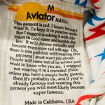 Aviator Nation Aviator National Bolt sleeveless relaxed Cropped Pulllover Hoodie in white USA M Photo 7