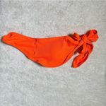 SheIn  Orange Tie Front Bikini Top Photo 3