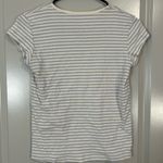 Brandy Melville Striped Blue and White Tee Photo 2