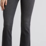 Madewell Mid Rise Kick Out Jeans in Black Women's Size 28 Ankle Length Photo 0