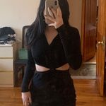 Princess Polly Black Coco Mini Dress Size Small Photo 1