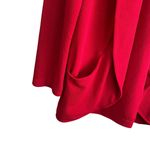 Chico's Women Cardigan M Red Open Front Stretch Jacket Career Office Travel Event Photo 5