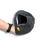 Hats Amore LLC Dark Gray Ghost Holding Black Kitty Patch Adjustable Baseball Hat Photo 2