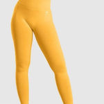 Gymshark  Vital Seamless 2.0 Leggings in Yellow Marl Photo 0