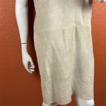 Yves Salomon Beige Suede beige dress size 40 Photo 5