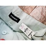 EXPRESS Extreme High Rise Paperbag Green Linen Shorts Sz 10 NWT Soft Girl Photo 4