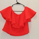 Rachel Roy  Red Off the Shoulder Crop Top Size XS Photo 0