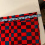 Hutch  Velvet Check Bright Colored Wide Leg Strapless Jumpsuit Size 16W Photo 10